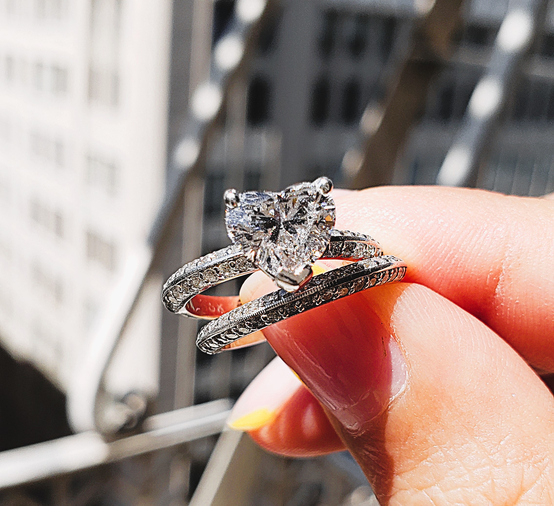 Heart Shape Bridal Set